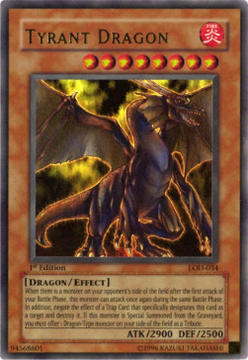 Yu-Gi-Oh! LOD Tyrant Dragon (V.1 - Ultra Rare)