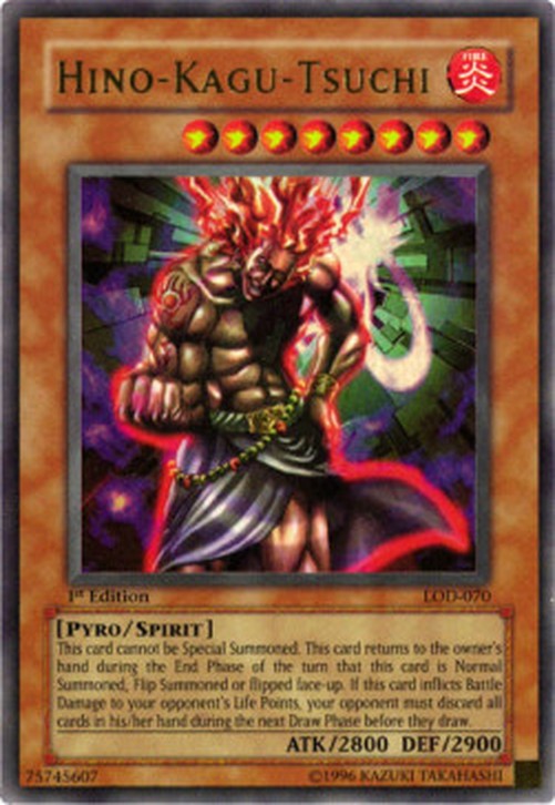 Yu-Gi-Oh! LOD Hino-Kagu-Tsuchi (V.1 - Ultra Rare)