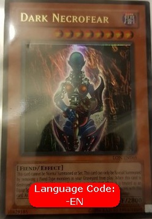 Yu-Gi-Oh! LON Dark Necrofear (V.3 - Ultra Rare)