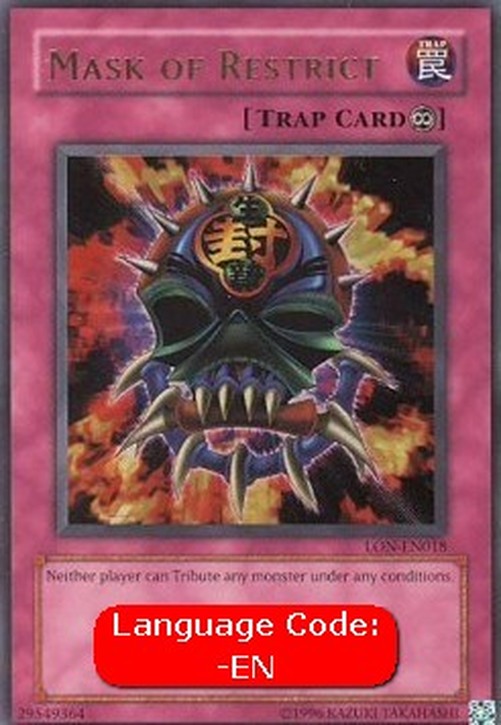 Yu-Gi-Oh! LON Mask of Restrict (V.3 - Ultra Rare)