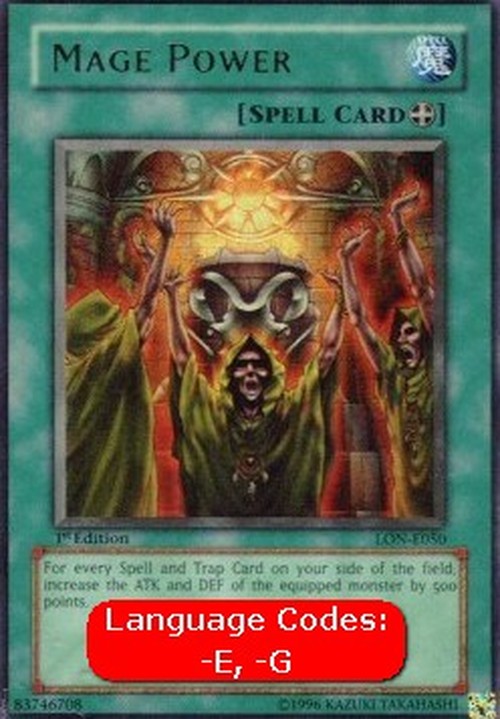 Yu-Gi-Oh! LON Mage Power (V.1 - Ultra Rare)