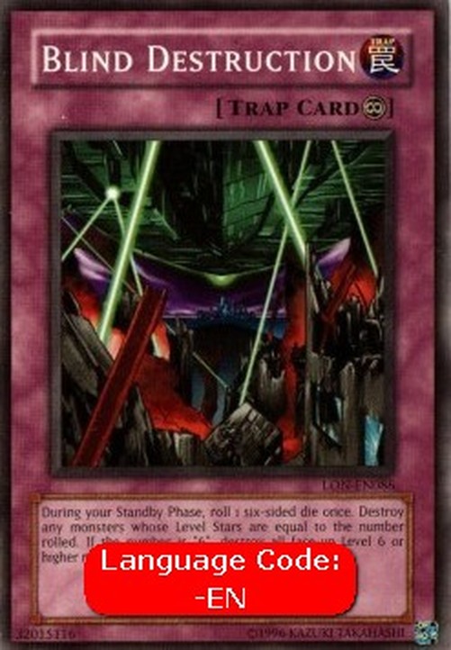 Yu-Gi-Oh! LON Blind Destruction (V.3 - Common)