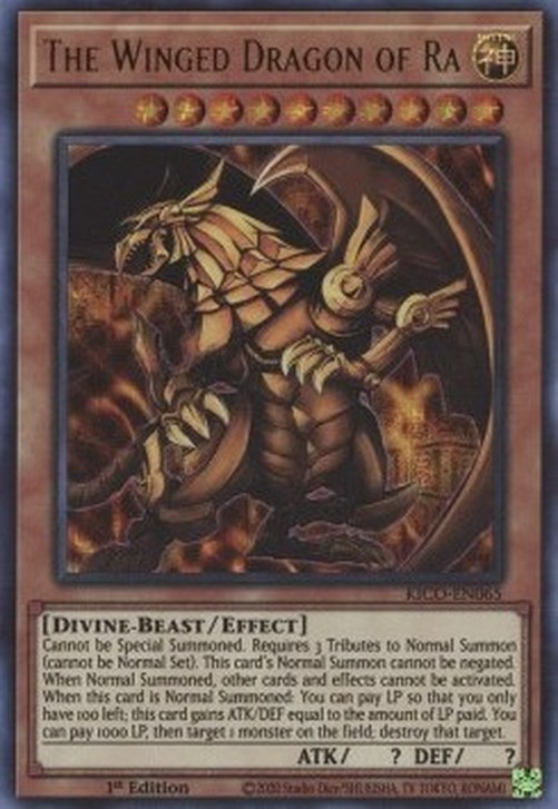 Yu-Gi-Oh! KICO The Winged Dragon of Ra