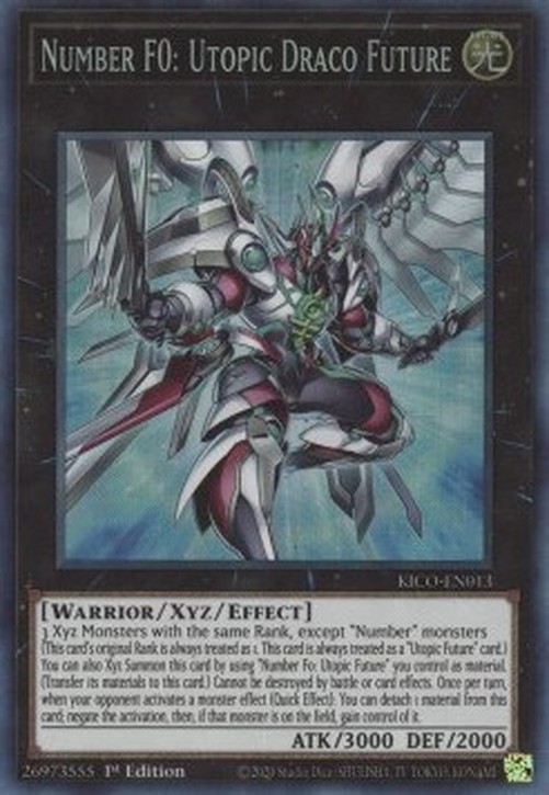 Yu-Gi-Oh! KICO Number F0: Utopic Draco Future (V.2 - Collectors Rare)