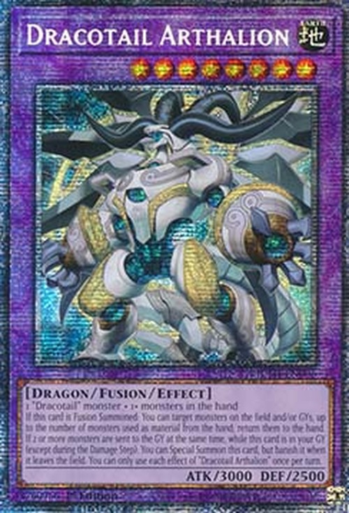 Yu-Gi-Oh! JUSH Dracotail Arthalion (V.3 - Starlight Rare)