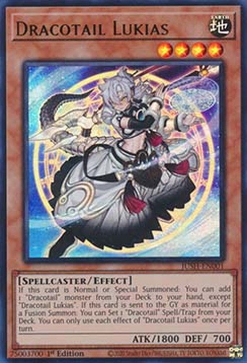Yu-Gi-Oh! JUSH Dracotail Lukias (V.1 - Ultra Rare)