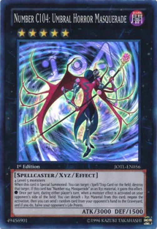 Yu-Gi-Oh! JOTL Number C104: Umbral Horror Masquerade (V.1 - Super Rare)