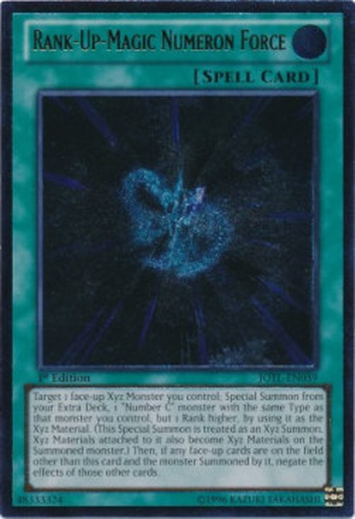 Yu-Gi-Oh! JOTL Rank-Up-Magic Numeron Force (V.2 - Ultimate Rare)
