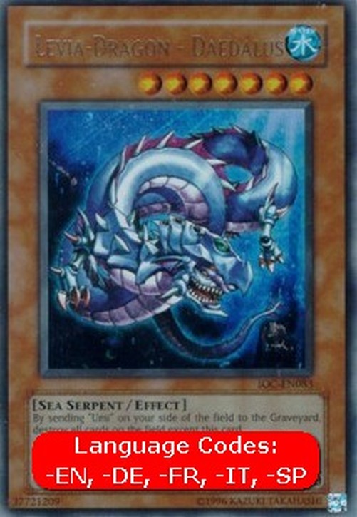 Yu-Gi-Oh! IOC Levia-Dragon - Daedalus (V.2 - Ultra Rare)