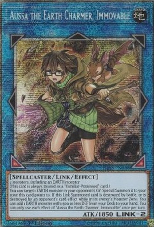 Yu-Gi-Oh! IGAS Aussa the Earth Charmer, Immovable (V.2 - Starlight Rare)