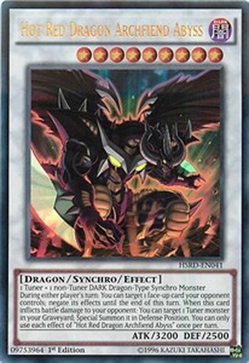Yu-Gi-Oh! HSRD Hot Red Dragon Archfiend Abyss