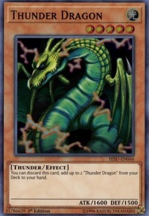 Yu-Gi-Oh! HISU Thunder Dragon