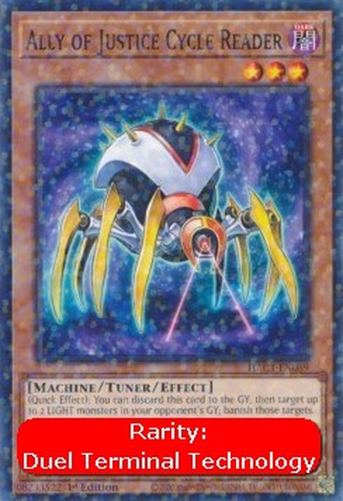 Yu-Gi-Oh! HAC1 Ally of Justice Cycle Reader (V.2 - Parallel Rare)