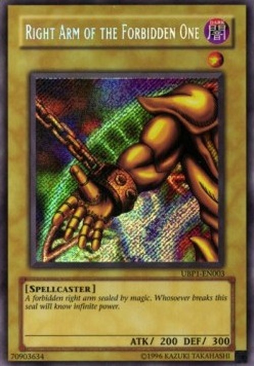 Yu-Gi-Oh! UBP1 Right Arm of the Forbidden One
