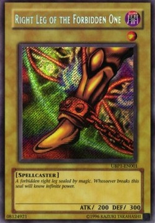 Yu-Gi-Oh! UBP1 Right Leg of the Forbidden One