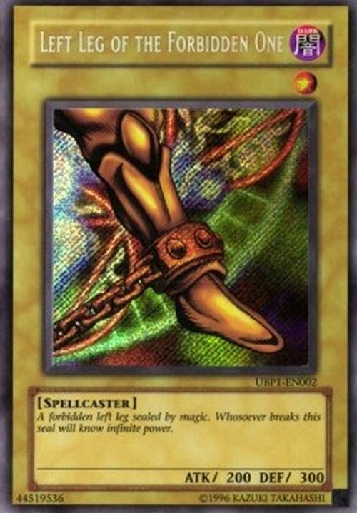 Yu-Gi-Oh! UBP1 Left Leg of the Forbidden One