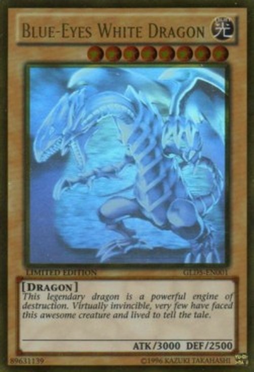 Yu-Gi-Oh! GLD5 Blue-Eyes White Dragon