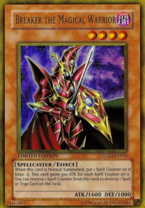 Yu-Gi-Oh! GLD1 Breaker the Magical Warrior