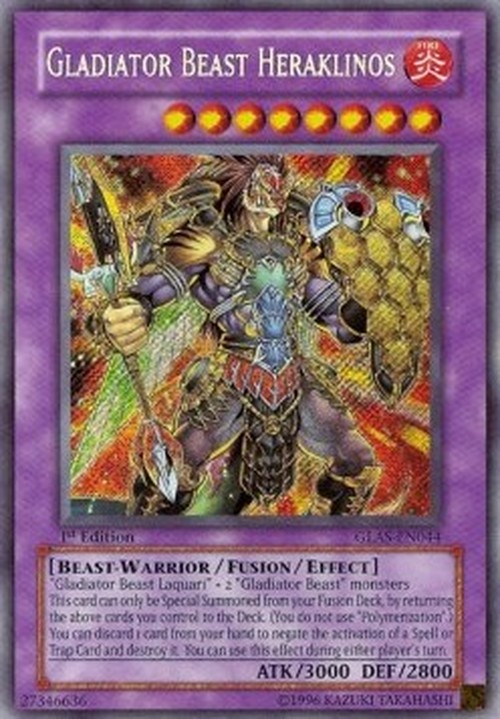 Yu-Gi-Oh! GLAS Gladiator Beast Heraklinos