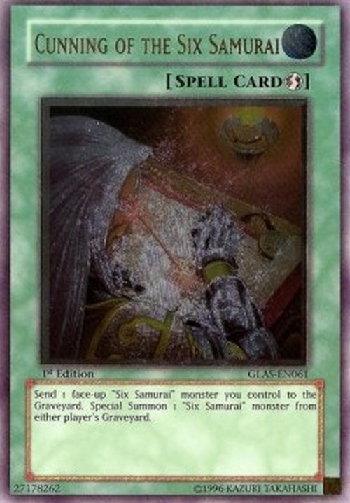 Yu-Gi-Oh! GLAS Cunning of the Six Samurai (V.2 - Ultimate Rare)
