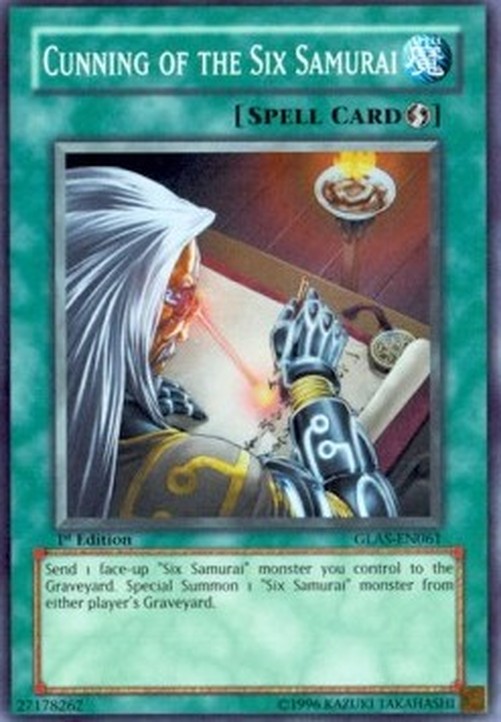 Yu-Gi-Oh! GLAS Cunning of the Six Samurai (V.1 - Super Rare)