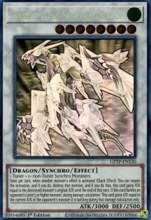 Yu-Gi-Oh! GFTP Crystal Wing Synchro Dragon