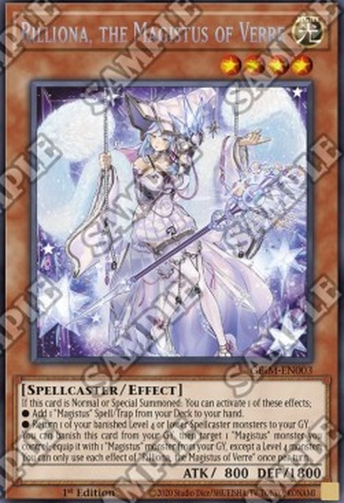 Yu-Gi-Oh! GEIM Rilliona, the Magistus of Verre (V.2 - Collectors Rare)