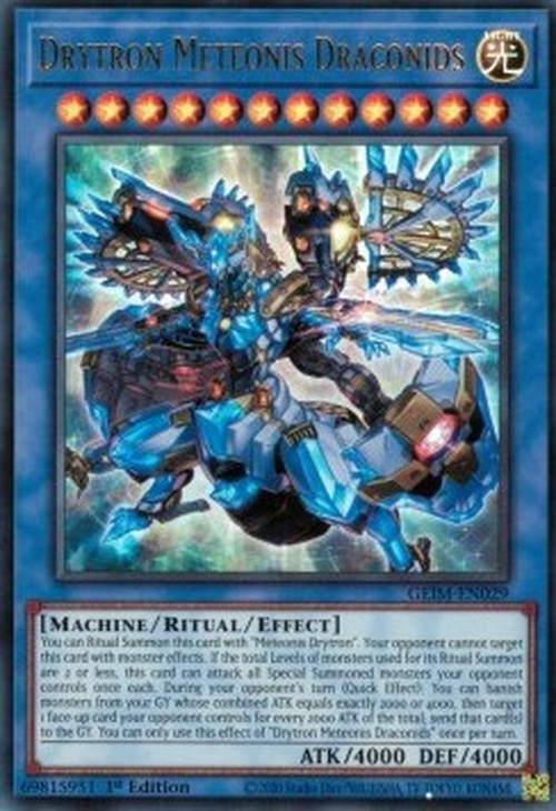Yu-Gi-Oh! GEIM Drytron Meteonis Draconids (V.1 - Ultra Rare)