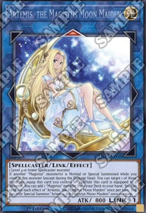 Yu-Gi-Oh! GEIM Artemis, the Magistus Moon Maiden (V.2 - Collectors Rare)