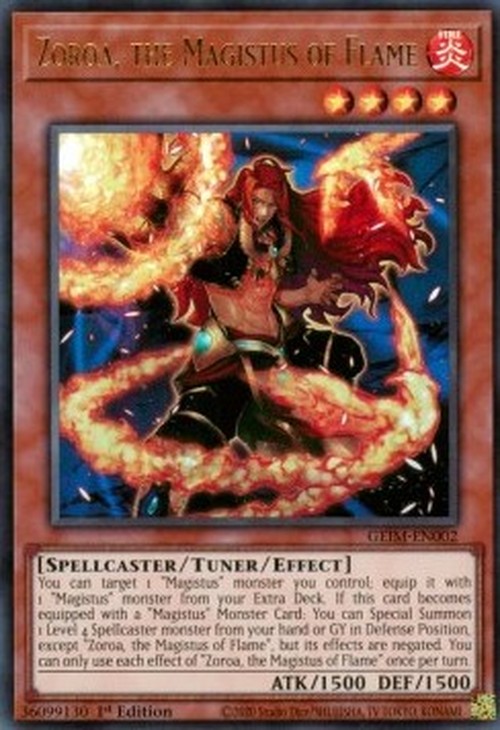 Yu-Gi-Oh! GEIM Zoroa, the Magistus of Flame