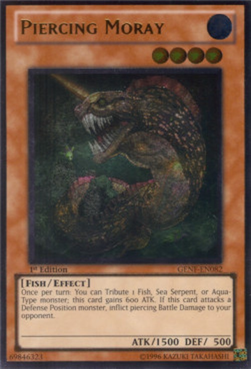 Yu-Gi-Oh! GENF Piercing Moray (V.2 - Ultimate Rare)