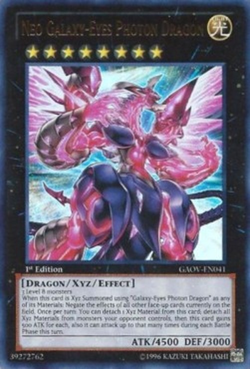 Yu-Gi-Oh! GAOV Neo Galaxy-Eyes Photon Dragon (V.1 - Ultra Rare)