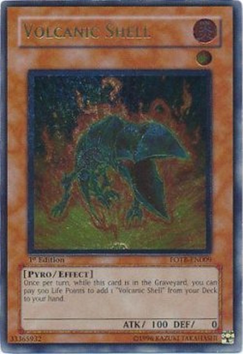 Yu-Gi-Oh! FOTB Volcanic Shell (V.2 - Ultimate Rare)