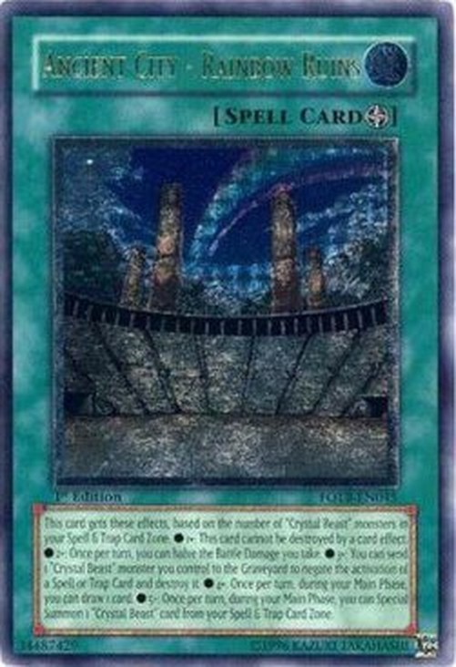 Yu-Gi-Oh! FOTB Ancient City - Rainbow Ruins (V.2 - Ultimate Rare)