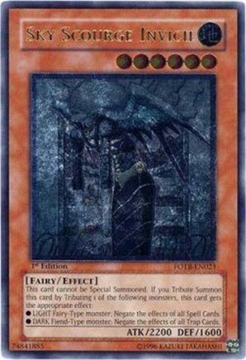 Yu-Gi-Oh! FOTB Sky Scourge Invicil (V.2 - Ultimate Rare)
