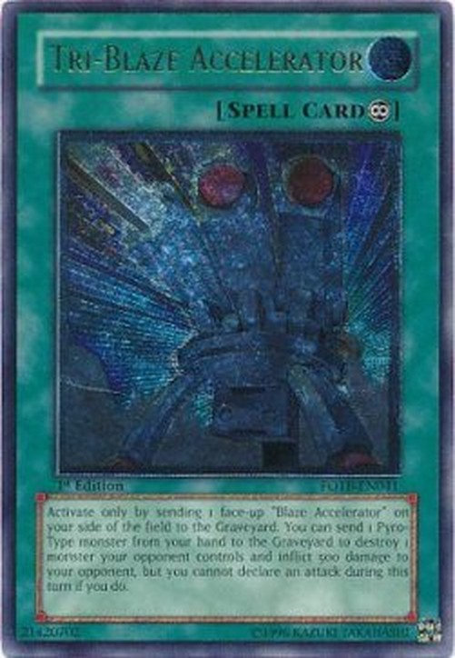 Yu-Gi-Oh! FOTB Tri-Blaze Accelerator (V.2 - Ultimate Rare)