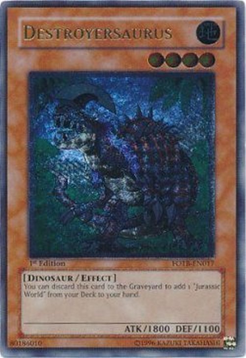 Yu-Gi-Oh! FOTB Destroyersaurus (V.2 - Ultimate Rare)