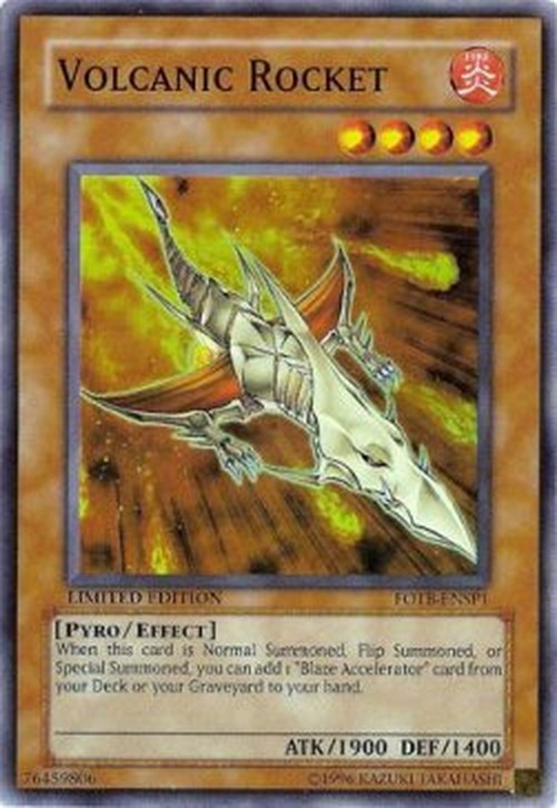 Yu-Gi-Oh! FOTB Volcanic Rocket (V.2 - Super Rare)