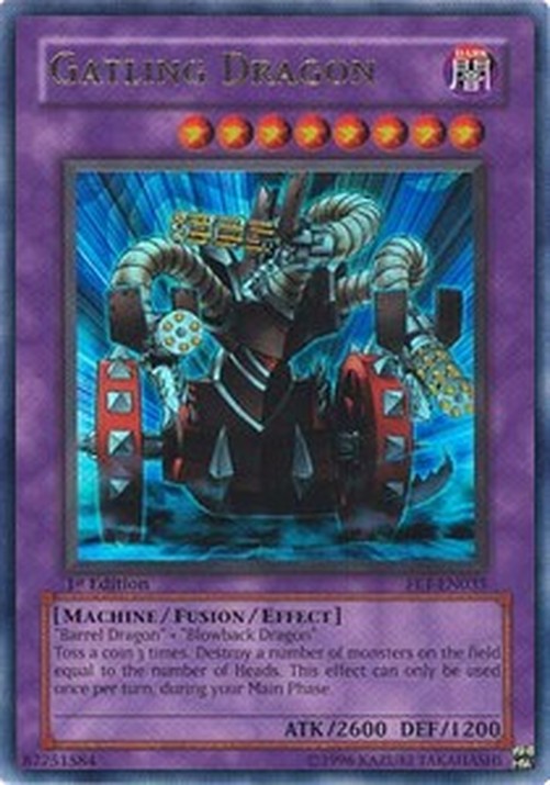 Yu-Gi-Oh! FET Gatling Dragon (V.1 - Ultra Rare)