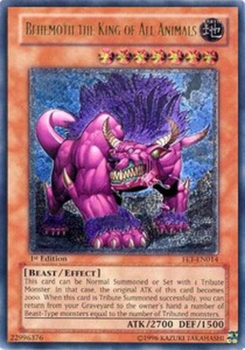 Yu-Gi-Oh! FET Behemoth the King of All Animals (V.2 - Ultimate Rare)