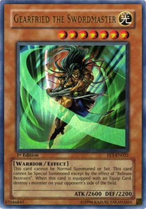 Yu-Gi-Oh! FET Gearfried the Swordmaster (V.1 - Ultra Rare)