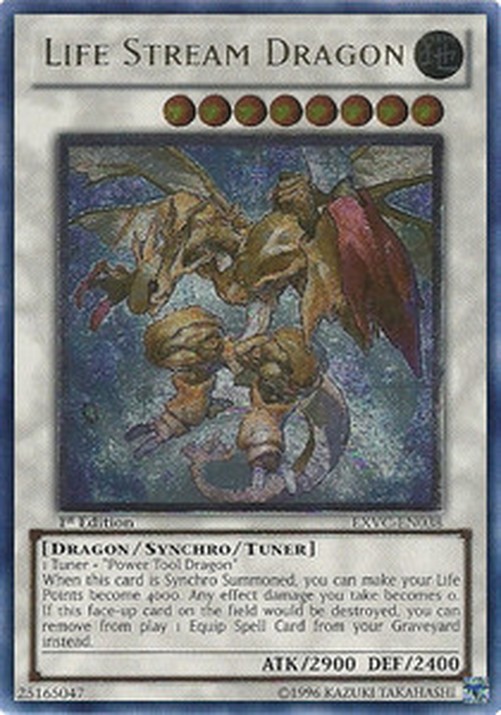 Yu-Gi-Oh! EXVC Life Stream Dragon (V.2 - Ultimate Rare)