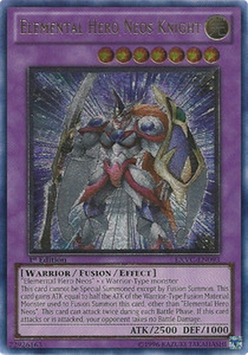 Yu-Gi-Oh! EXVC Elemental HERO Neos Knight (V.2 - Ultimate Rare)