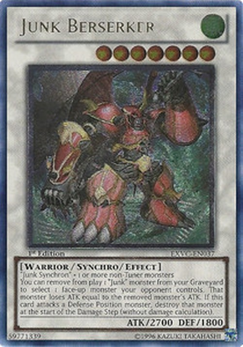 Yu-Gi-Oh! EXVC Junk Berserker (V.2 - Ultimate Rare)