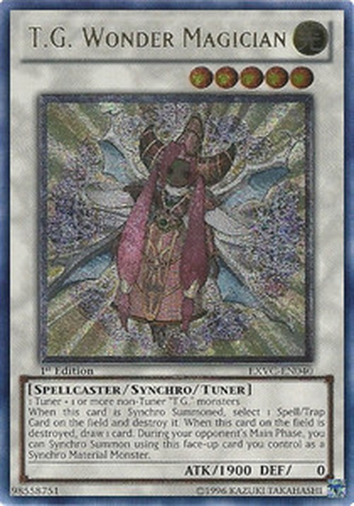 Yu-Gi-Oh! EXVC T.G. Wonder Magician (V.2 - Ultimate Rare)