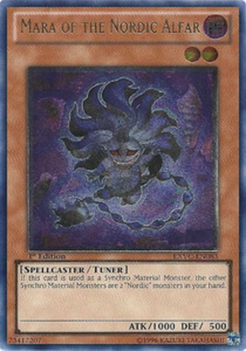 Yu-Gi-Oh! EXVC Mara of the Nordic Alfar (V.2 - Ultimate Rare)