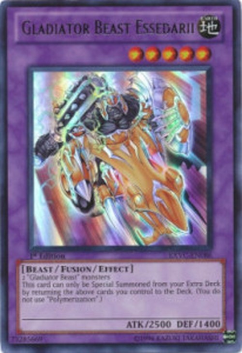 Yu-Gi-Oh! EXVC Gladiator Beast Essedarii (V.1 - Ultra Rare)