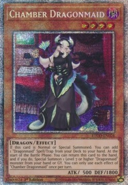 Yu-Gi-Oh! ETCO Chamber Dragonmaid (V.2 - Starlight Rare)