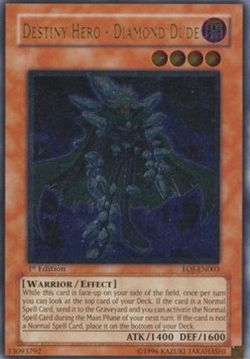 Yu-Gi-Oh! EOJ Destiny HERO - Diamond Dude (V.2 - Ultimate Rare)