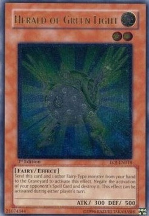 Yu-Gi-Oh! EOJ Herald of Green Light (V.2 - Ultimate Rare)